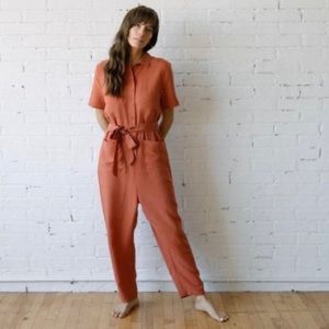 Tradlands Finn Jumpsuit in Poppy - Size M